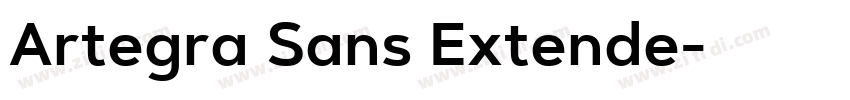 Artegra Sans Extende字体转换